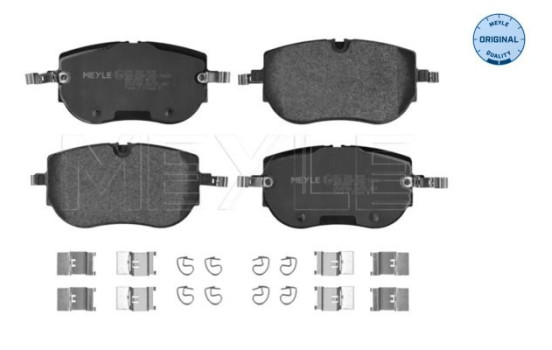 Brake pad set, disc brake 025 264 1616 Meyle