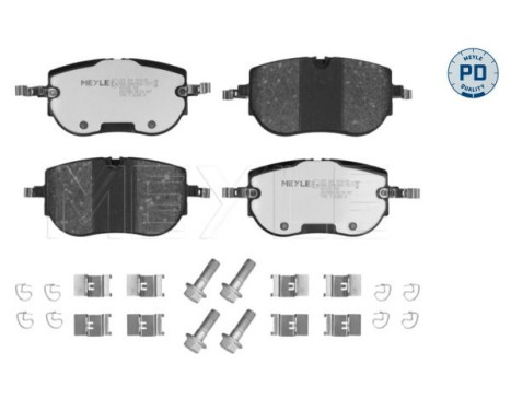 Brake pad set, disc brake 025 264 1616/PD Meyle