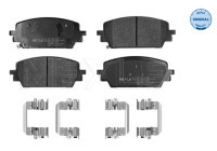 Brake pad set, disc brake 025 264 6518 Meyle