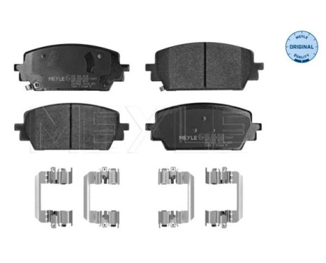 Brake pad set, disc brake 025 264 6518 Meyle