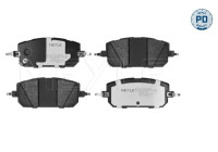 Brake pad set, disc brake 025 265 0616/PD Meyle