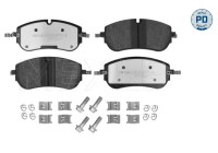 Brake pad set, disc brake 025 265 1120/PD Meyle