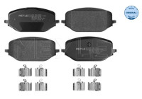 Brake pad set, disc brake 025 265 8819 Meyle