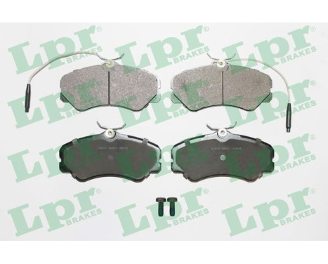 Brake pad set, disc brake 05P011 Lpr