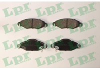 Brake Pad Set, disc brake 05P1001 Lpr