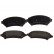 Brake Pad Set, disc brake 05P1054 Lpr