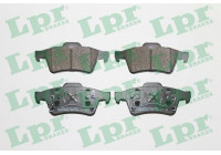 Brake Pad Set, disc brake 05P1189 Lpr