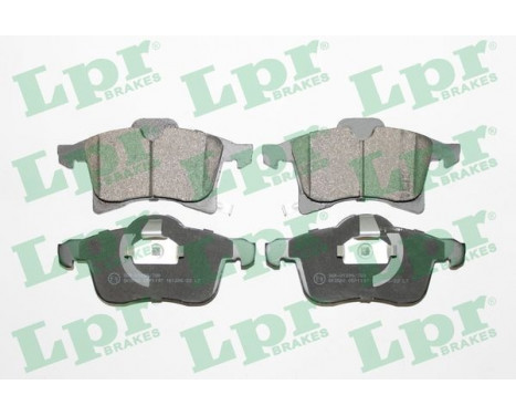 Brake pad set, disc brake 05P1197 Lpr