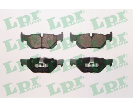 Brake pad set, disc brake 05P1252 Lpr