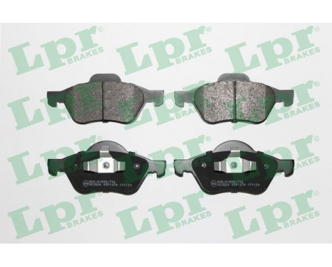 Brake Pad Set, disc brake 05P1279 Lpr