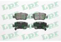 Brake pad set, disc brake 05P1315 Lpr