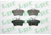 Brake Pad Set, disc brake 05P1567 Lpr