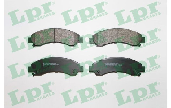 Brake pad set, disc brake 05P1568 Lpr