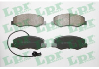 Brake pad set, disc brake 05P1570 Lpr