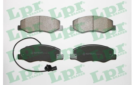 Brake pad set, disc brake 05P1570 Lpr