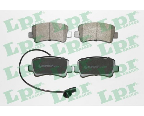 Brake Pad Set, disc brake 05P1578 Lpr