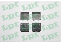 Brake pad set, disc brake 05P165 Lpr