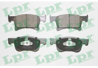 Brake pad set, disc brake 05P1958 Lpr