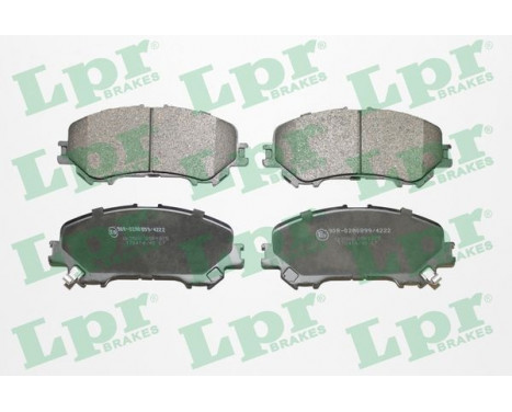 Brake Pad Set, disc brake 05P1975 Lpr