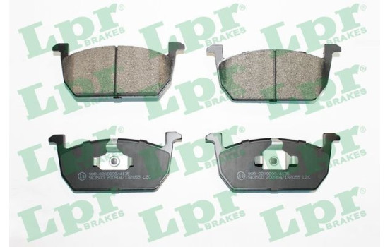 Brake pad set, disc brake 05P2055 Lpr