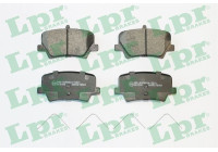 Brake Pad Set, disc brake 05P2061 Lpr