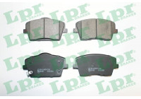 Brake Pad Set, disc brake 05P2062 Lpr