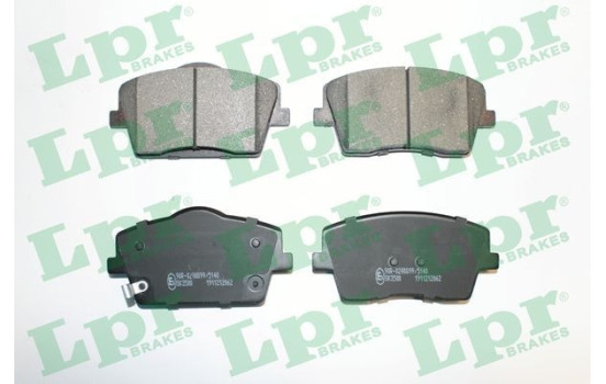 Brake Pad Set, disc brake 05P2062 Lpr