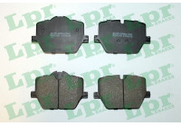 Brake Pad Set, disc brake 05P2160 Lpr