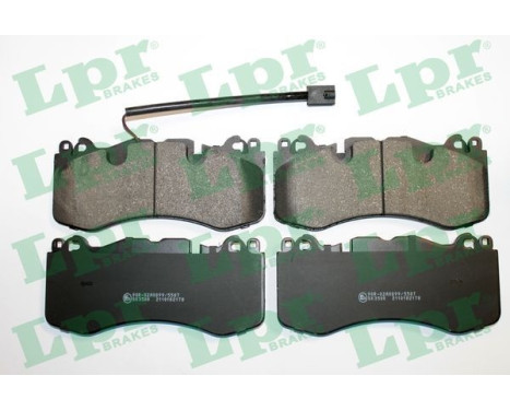 Brake pad set, disc brake 05P2178 Lpr