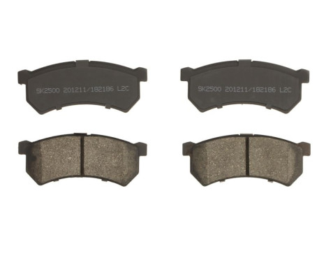 Brake Pad Set, disc brake 05P2186 Lpr