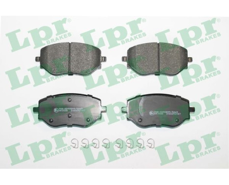 Brake Pad Set, disc brake 05P2187 Lpr