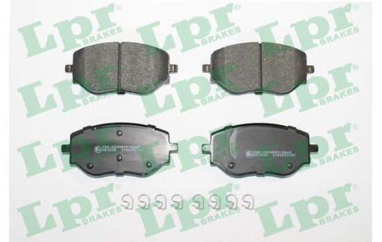 Brake Pad Set, disc brake 05P2187 Lpr