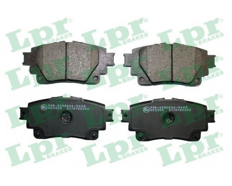 Brake Pad Set, disc brake 05P2202 Lpr