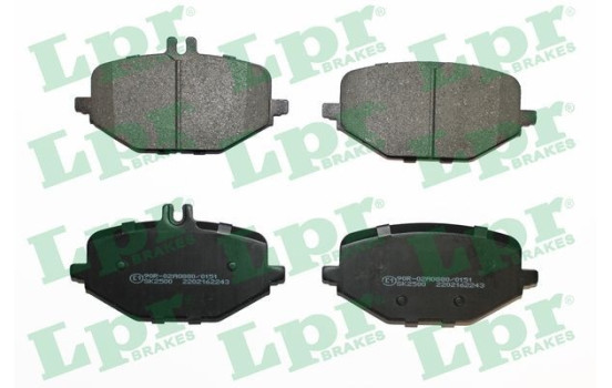 Brake pad set, disc brake 05P2243 Lpr