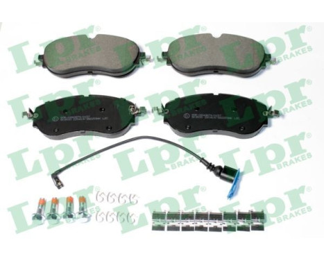 Brake pad set, disc brake 05P2259AK Lpr