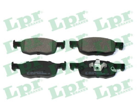 Brake pad set, disc brake 05P2262 Lpr