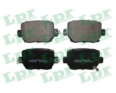 Brake pad set, disc brake 05P2267 Lpr