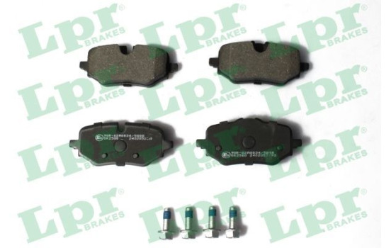 Brake pad set, disc brake 05P2393 Lpr