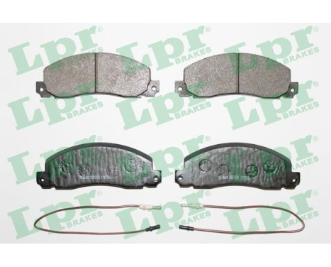 Brake pad set, disc brake 05P278 Lpr