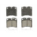 Brake Pad Set, disc brake 05P437 Lpr