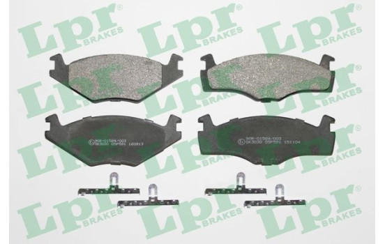 Brake Pad Set, disc brake 05P591 Lpr