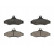 Brake Pad Set, disc brake 05P694 Lpr