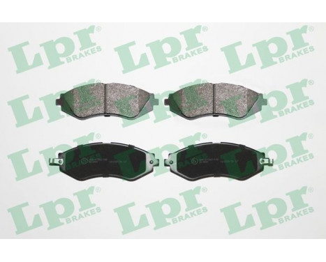 Brake Pad Set, disc brake 05P729 Lpr