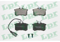 Brake pad set, disc brake 05P980 Lpr