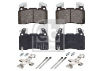Brake pad set, disc brake 1000368 FEBI
