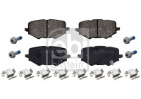Brake pad set, disc brake 1000369 FEBI