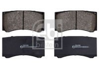 Brake pad set, disc brake 1000645 FEBI