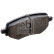 Brake pad set, disc brake 1000648 FEBI, Thumbnail 2