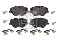 Brake pad set, disc brake 1002007 FEBI