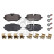 Brake pad set, disc brake 1002008 FEBI